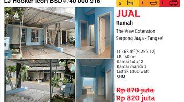 Gambar 1 Jual Rumah di The View Extension Serpong Jaya Tangsel SHM