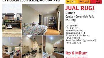 Gambar 1 Jual Rugi Rumah Caelus Greenwich Park Bsd City