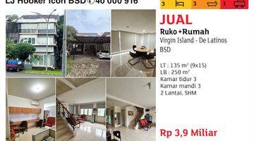 Gambar 1 Jual Ruko + Rumah Virgin Island De Latinos Bsd