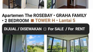 Gambar 1 Dijual / Disewakan Apartemen Rosebay Graha Family Tipe 2 Bedroom Tower H - Unit Corner - Best View Golf Dan Pool 