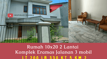 Gambar 1 Komplek Eramas 10x20 2 Lantai Jalanan 3 Mobil