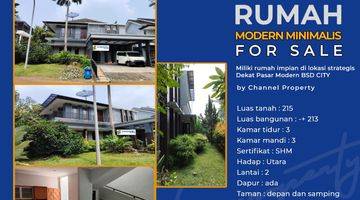 Gambar 1 cepat Rumah cluster siap huni Castilla Bsd city, fs