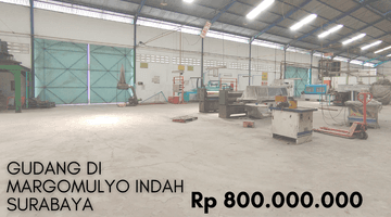 Gambar 1 Disewakan Harga Murah Gudang 2.500m2 di Pergudangan Margomulyo Indah Surabaya