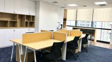 Gambar 1 For Rent Office Space Furnished District 8 Treasury Tower Scbd