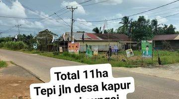 Gambar 4 Tanah Di Desa Kapur Sampai Sungai Ada 2 Ukuran