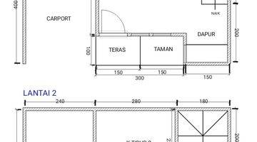 Gambar 2 Rumah Baru 2 Lantai 400 Jutaan Di Medokan Ayu