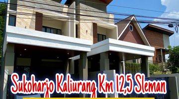 Gambar 1 Rumah 2 Lantai Dekat Uii Terpadu Dan Pppg Kesenian Di Sukoharjo Kaliurang Km 12,5 Ngaglik Sleman Rumah Unfurnished Baru SHM - Sertifikat Hak Milik di Ngaglik