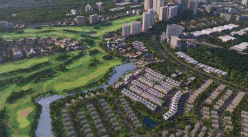 Gambar 4 Paradiso Golf Villas satu satunya cluster terbaik dengan view golf langsung dan danau di Timur Jakarta