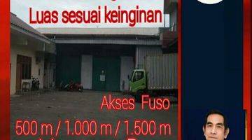Gambar 1 Gudang disewakan.Luas sesuai keinginan 500 m/ 1000 m/ 1500 m. Akses Fuso. Info:
Pit Ziu MyPro
0852.1959.6390