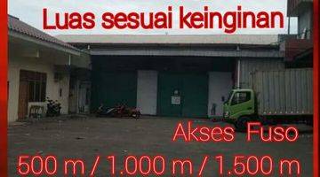 Gambar 2 Gudang disewakan.Luas sesuai keinginan 500 m/ 1000 m/ 1500 m. Akses Fuso. Info:
Pit Ziu MyPro
0852.1959.6390