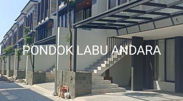 Gambar 1 Rumah townhouse eksklusif privat mewah di Andara pondok labu