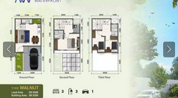 Gambar 2 Rumah murah 3lantai di Moderland tangerang kota