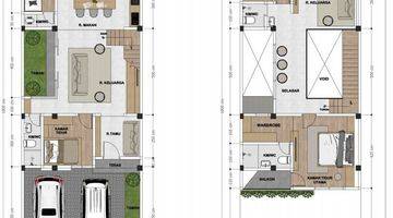 Gambar 3 Dijual Rumah Baru  Taman Villa Meruya, 2 Lantai, Open Space Concept