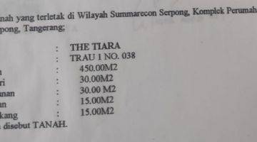 Gambar 2 Dijual Cepat Kavling di Cluster Tiara Phg, Gading Serpong Sof 