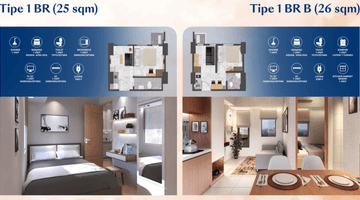 Gambar 5 Dijual Unit Apartemen Osaka Pik 2 Full Furnished