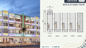 Gambar 4 Dijual Rukan Bagus Soho Miami 4 Setengah Lantai Pik 2