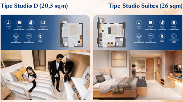 Gambar 4 Dijual Unit Apartemen Osaka Pik 2 Full Furnished