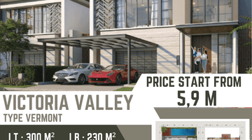 Gambar 1 Dijual Rumah Baru Citraland Bsb City Victoria Valley Type Vermont