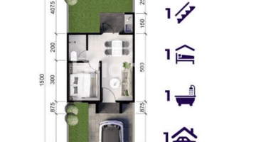 Gambar 3 CITRALAND DRIYOREJO CBD RUMAH DENGAN KONSEP MINIMALIS MODERN YANG COCOK UNTUK PASANGAN MUDA