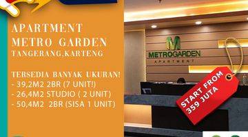 Gambar 1 Dijual Apartemen Metro Garden Studio 