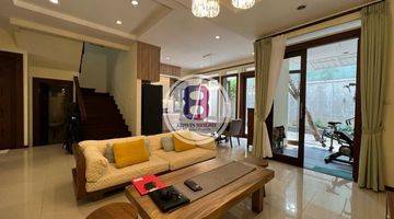 ruang keluarga rumah murah semi furnish dan