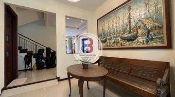 ruang tamu rumah murah semi furnish dan
