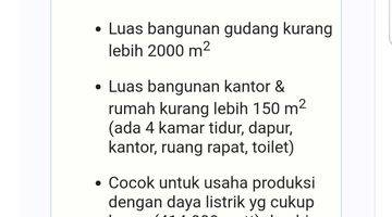 Gambar 4 Dijual Cepat Lokasi Strategis Gudan Siap Pakai Dadap