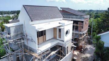 Gambar 1 dijual villa on progress di canggu tumbak bayuh view sawah