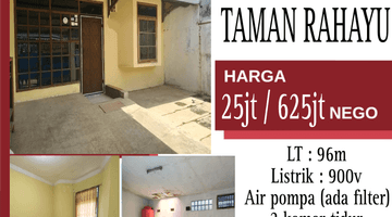 Gambar 1 DIJUAL Rumah Taman Rahayu Indah 1 di Taman Rahayu 1 Rumah