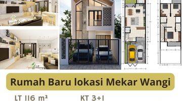 Gambar 1 Rumah baru siap huni di Mekar wangi Bandung 