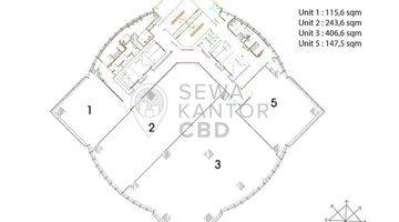 Gambar 4 Dijual Space Office Lantai 7 Gkm Tower Tb Simatupang