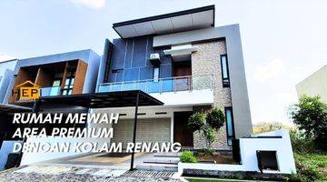 Gambar 1 Rumah Mewah Area Premium Candi Golf ! View & Swimming Pool