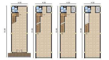 Gambar 5 Dijual Ruko Golf Island Blok E Uk 4,5x15 3,5 Lantai Pik