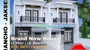 Gambar 1 Dijual Rumah Cluster D'Rancho 54 Regency Tanjung Barat Jakarta Selatan