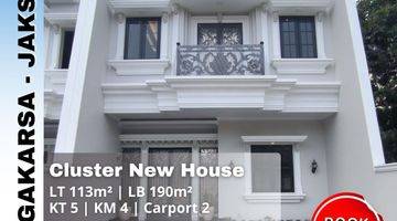 Gambar 1 Dijual Rumah Classic Modern Dekat Stasiun Jagakarsa Jakarta Selatan 