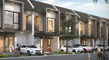 Gambar 1 Rumah di Ciputat, Aksara Homes Tipe 5.5 X 11, Tangerang Selatan