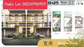 Gambar 1 Di Jual Rumah Harga Perdana Ukuran 10x25 Cluster Okinawa