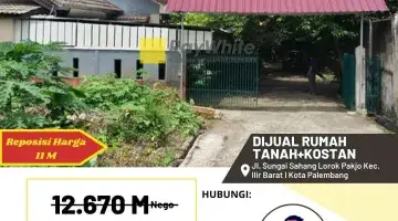 Gambar 1 Jual Murah Kost-Kost An Tengah Kota Palembang 