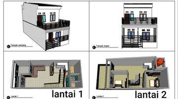 Gambar 1 Rumah Murah 2 Lantai plus Balkon Di Kebon Jeruk Jakbar 