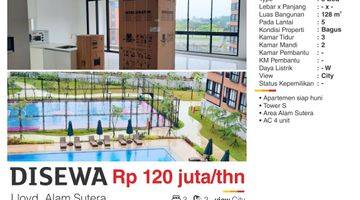 Gambar 1  Apartemen Lloyd Alam Sutera 3 Kamar Tidur View City