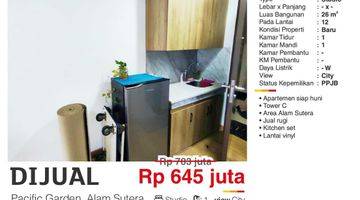 Gambar 2  Apartemen Pacific Garden Studio jual rugi