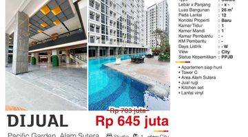 Gambar 3  Apartemen Pacific Garden Studio jual rugi