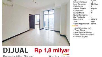 Gambar 1  Apartemen Permata Hijau Suites 2 Kamar Tidur