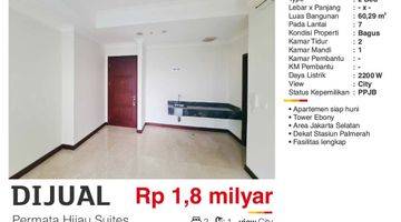 Gambar 2  Apartemen Permata Hijau Suites 2 Kamar Tidur