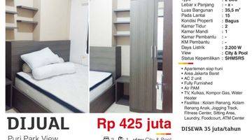 Gambar 2  Apartemen Puri Park View 2 Kamar Tidur 