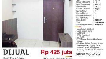 Gambar 3  Apartemen Puri Park View 2 Kamar Tidur 