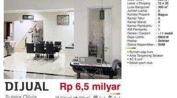 Gambar 1  Rumah Cantik di Sutera Olivia, Alam Sutera