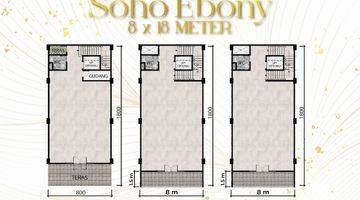 Gambar 5 Sewa Soho Ebony Pik 3 Lantai Lokasi Strategis Harga 500juta