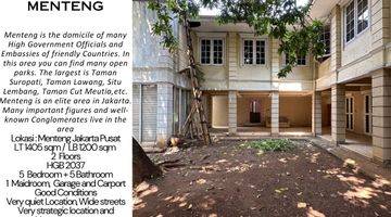 Gambar 1 Menteng Jakarta Pusat, Rumah Mewah ,nyaman,luas, Only 100jt m2, Very Well Maintained, Located In The First Class Of Menteng, Dennis Wong 0852 2291 6888