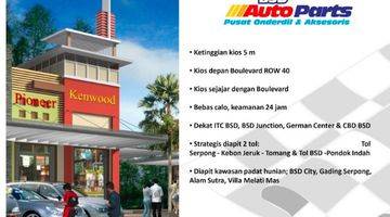 Gambar 1 Kios Auto Parts Bsd Baru, Sisa 2 Unit Banting Harga Cm 300 Jutaan